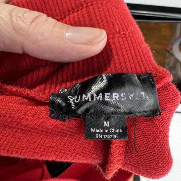 Summersalt pants womens medium M red joggers sweatpants athletic loungewear - Picture 4 of 6